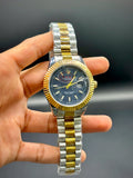 Blue Textured Dial Two-Tone Chain Watch – Datejust 41 - elapse