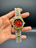 Gold Red Dial Two-Tone Chain Watch – Datejust 41 - elapse