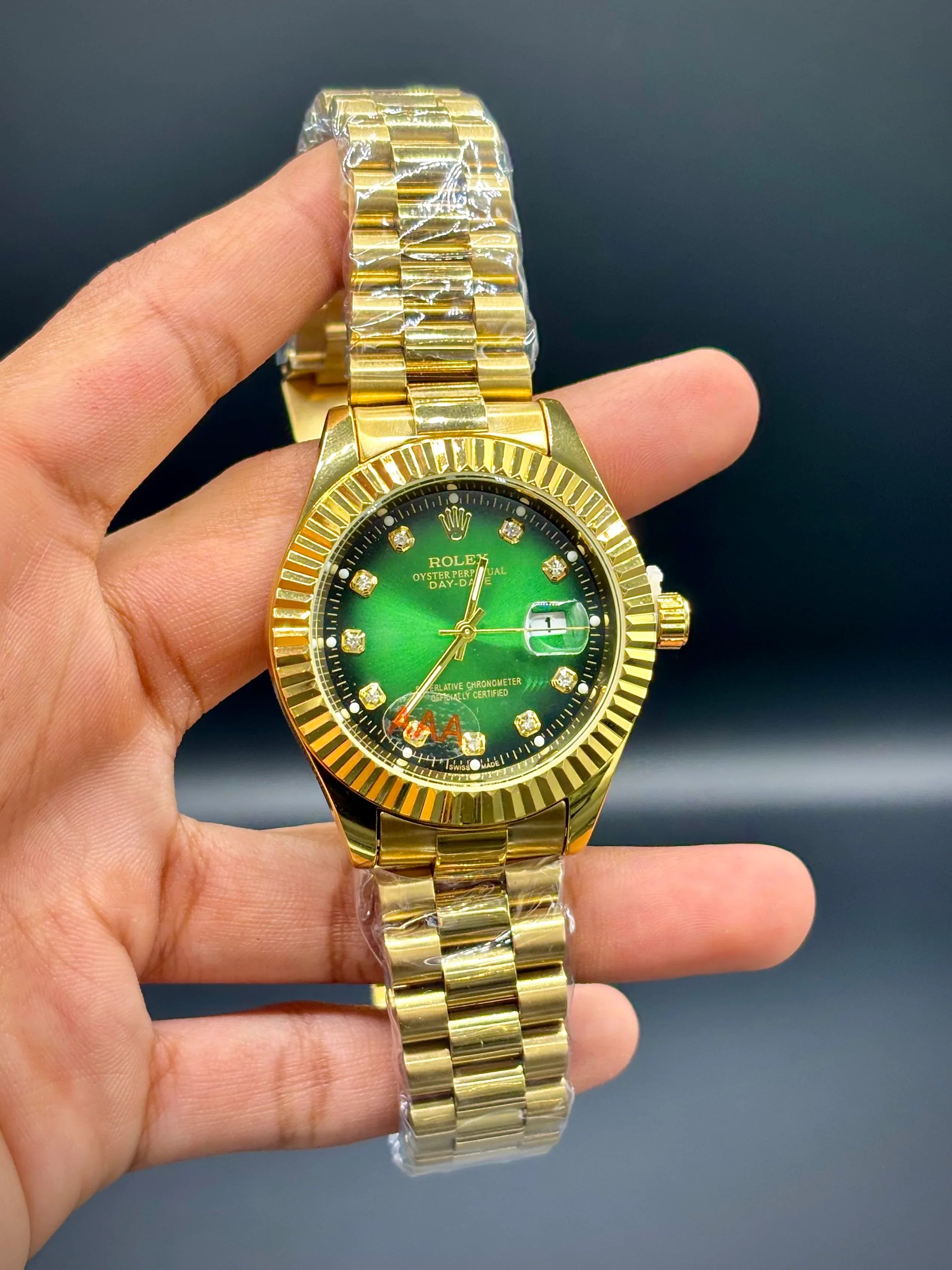 Rolex Datejust 41 – Green Dial, Stainless Steel - elapse