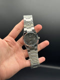 Grey Dial Classic Style | Silver Stainless Steel Bracelet | Slim Elegant Case | Date Function