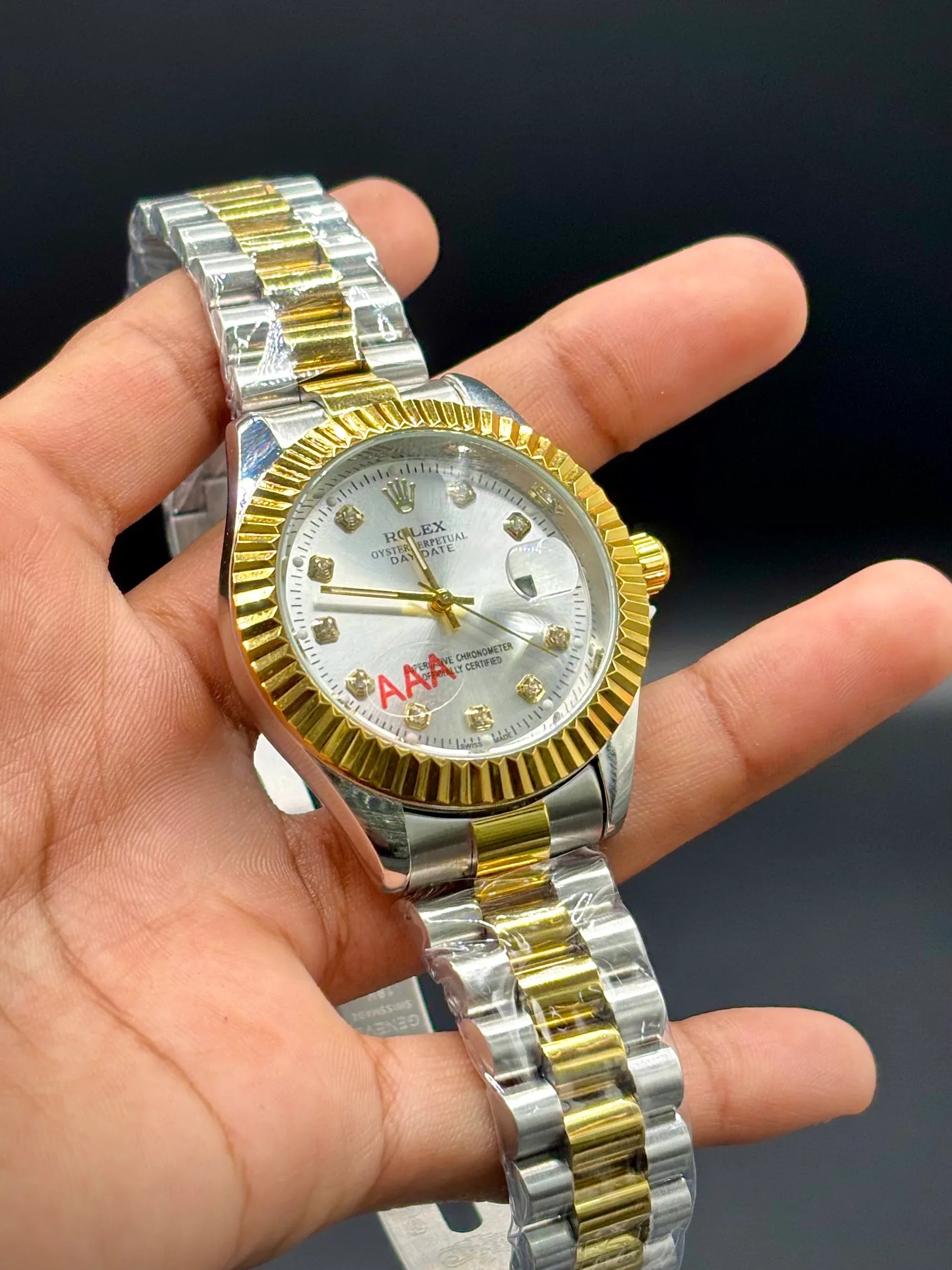 White Dial Two-Tone Chain Watch– Datejust 41 - elapse