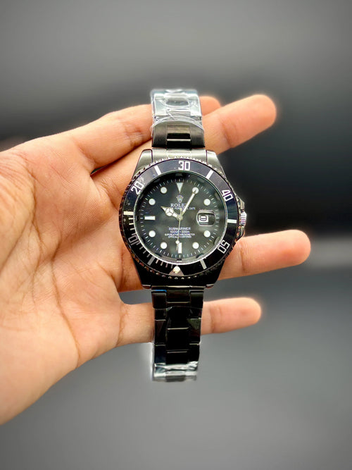 Black Dial Submariner Style Watch – 41 mm - elapse