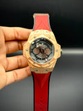 Hublot Big Bang King Gold | Red Rubber Strap | Bold Luxury Chronograph | Iconic Sport Design