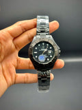 Black Dial Submariner Style Watch – Black Bracelet (41 mm) - elapse