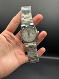 White Dial Semi-Automatic Style | Silver Stainless Steel Bracelet | Transparent Back | Visible Movement | Clean Classic Design