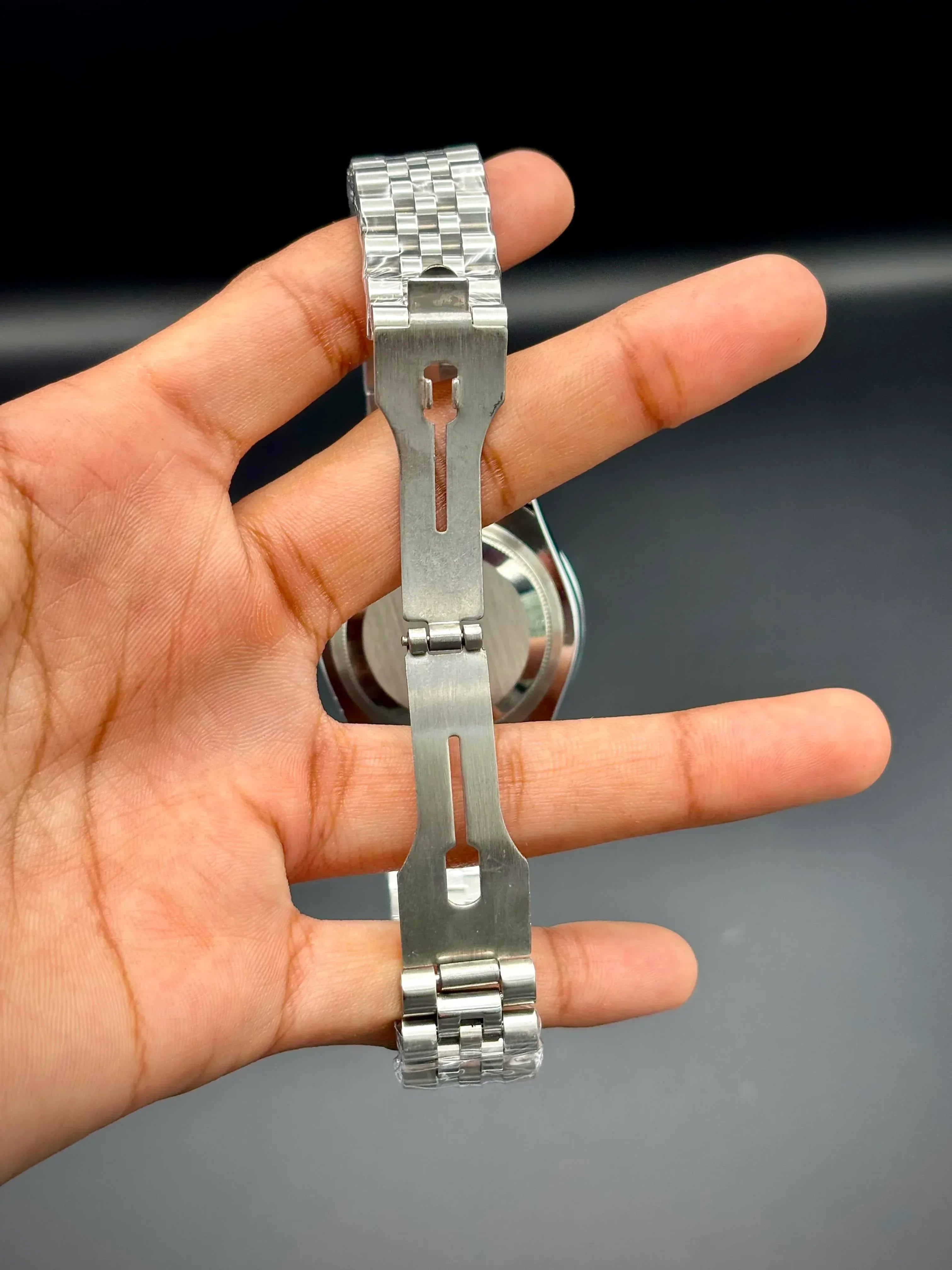 Green Diamond-Marker Watch – Two-Tone Gold & Silver Bracelet (41 mm) - elapse