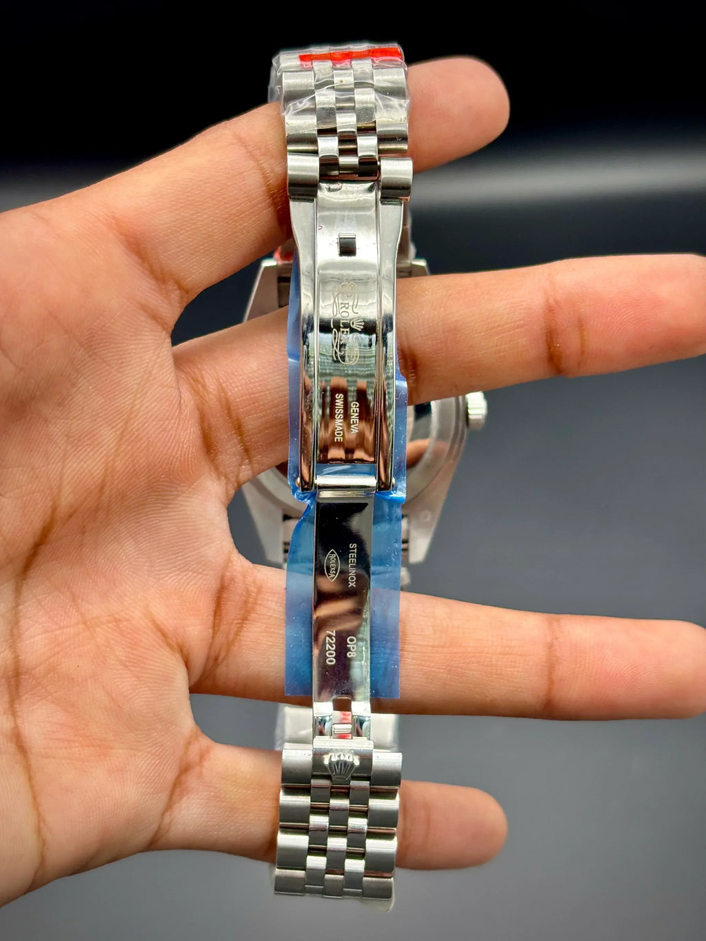 Master Grade YZ Day-Date – Rolex-Inspired Silver Watch (White Dial) - elapse