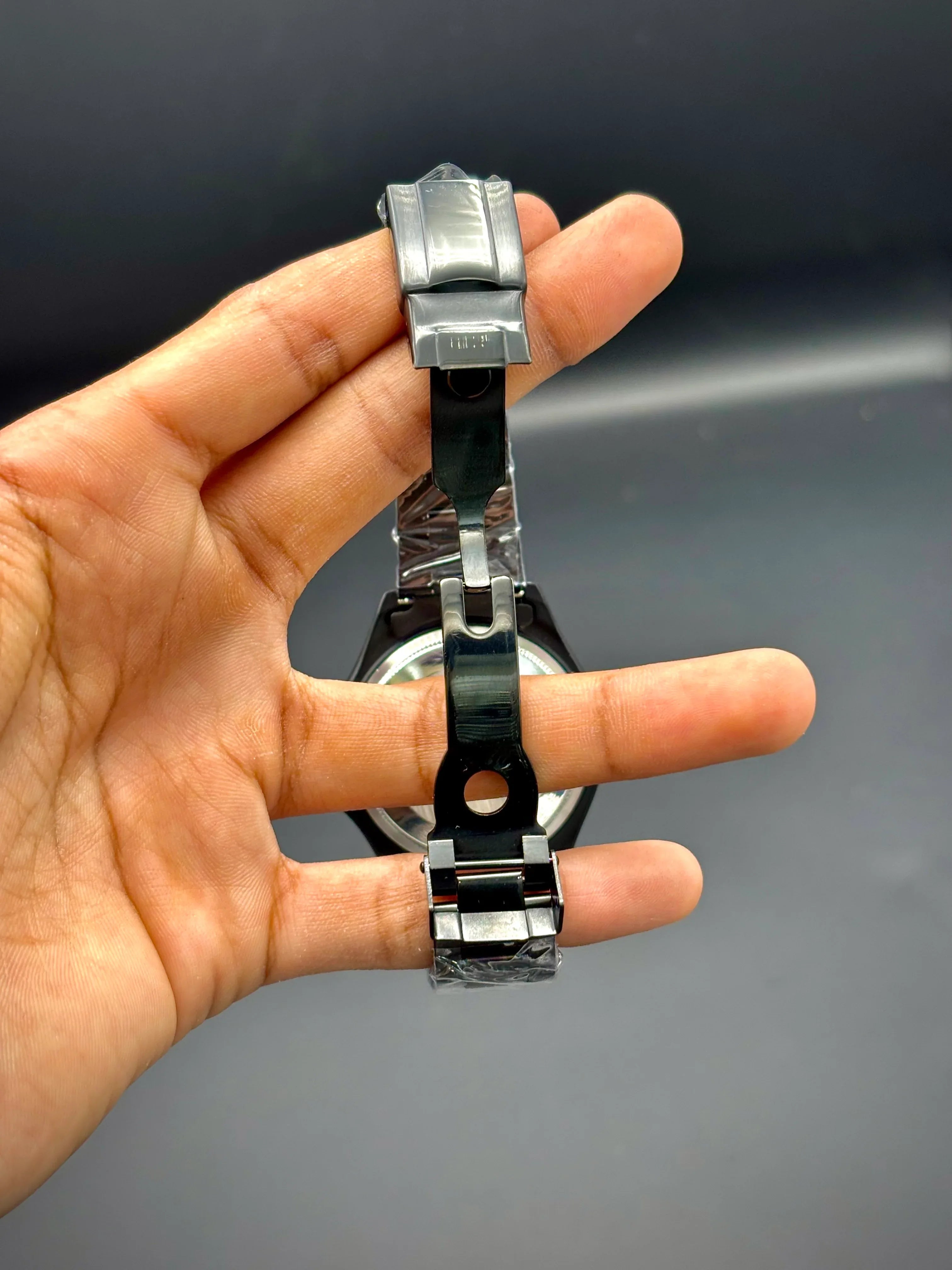 Black Dial Submariner Style Watch – Black Bracelet (41 mm) - elapse