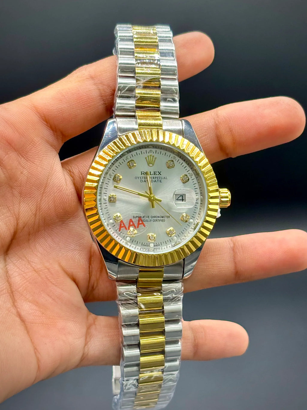 White Dial Two-Tone Chain Watch– Datejust 41 - elapse