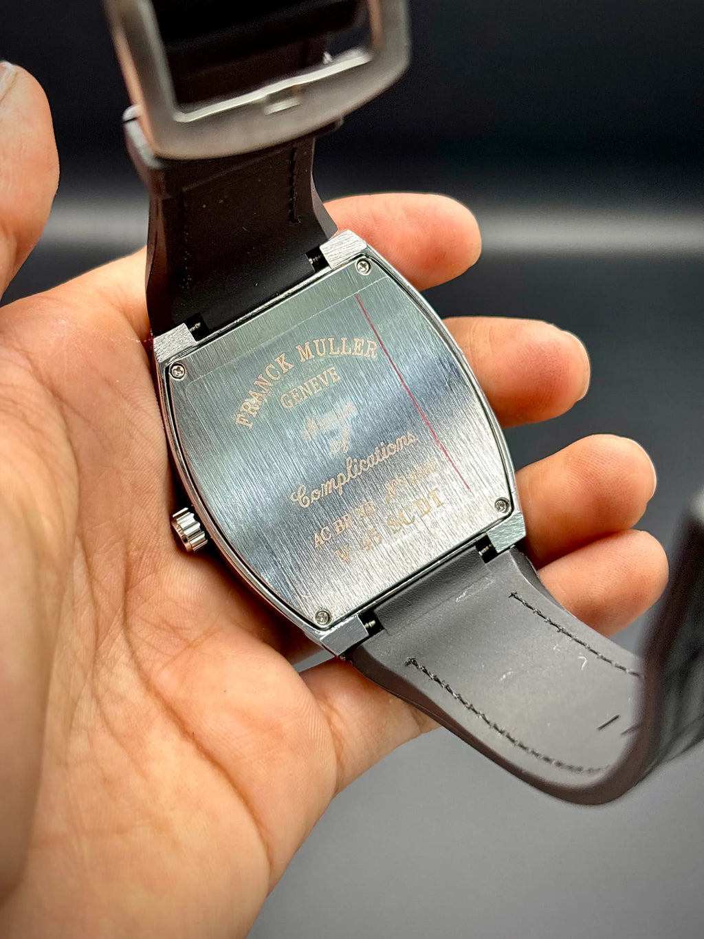 Franck Muller – White Dial with Black Strap - elapse