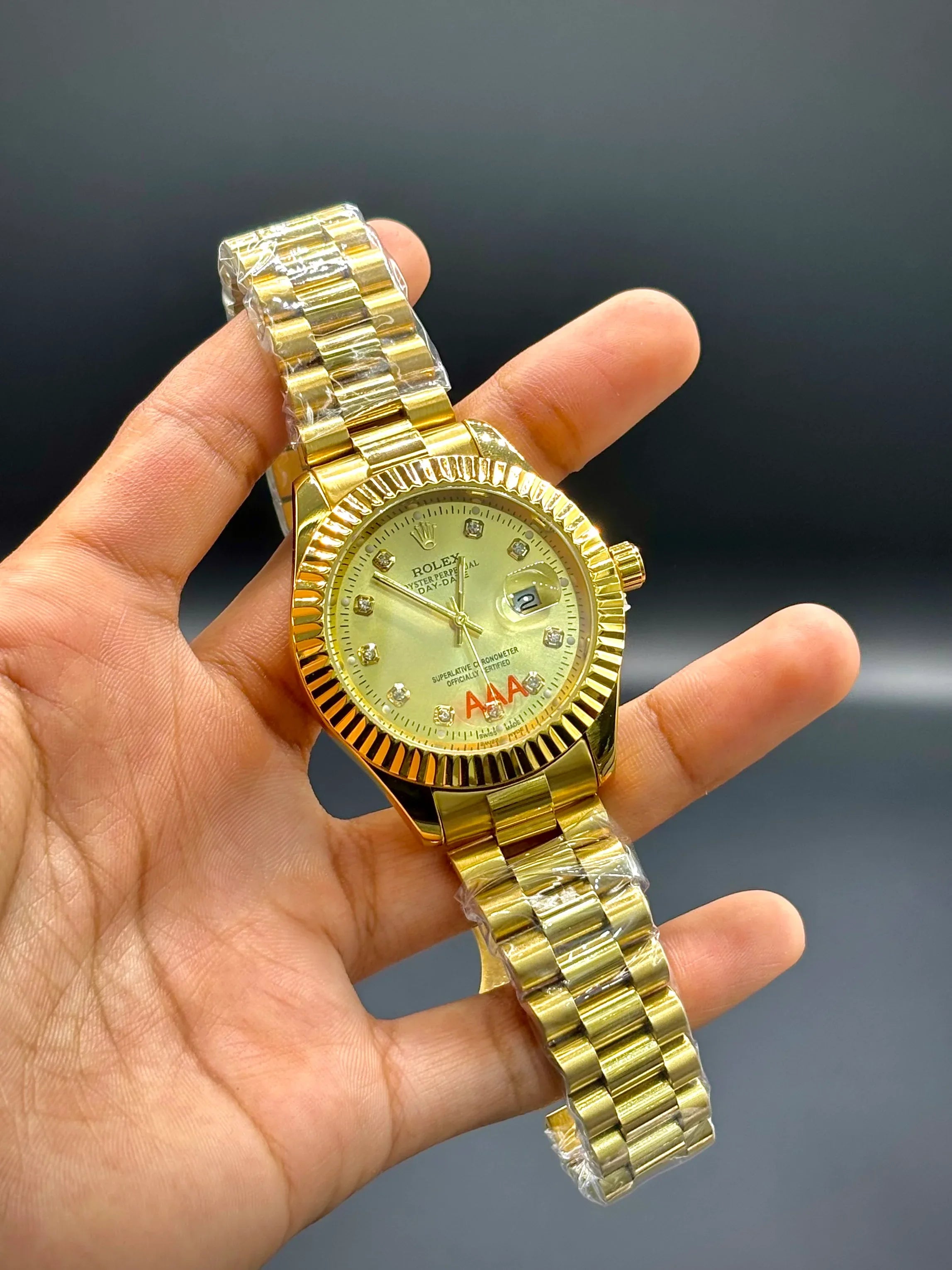 Golden Dial Golden Chain Watch – Datejust 41 - elapse