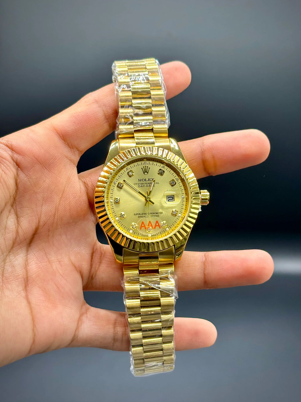 Golden Dial Golden Chain Watch – Datejust 41 - elapse