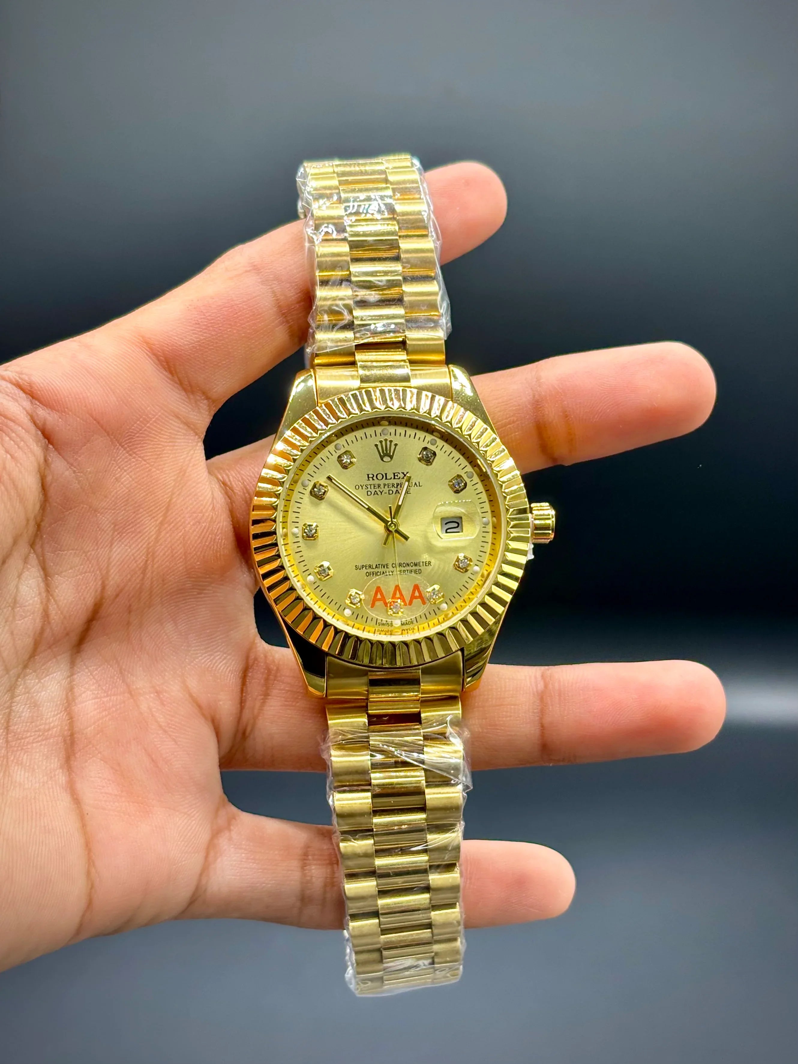 Golden Dial Golden Chain Watch – Datejust 41 - elapse