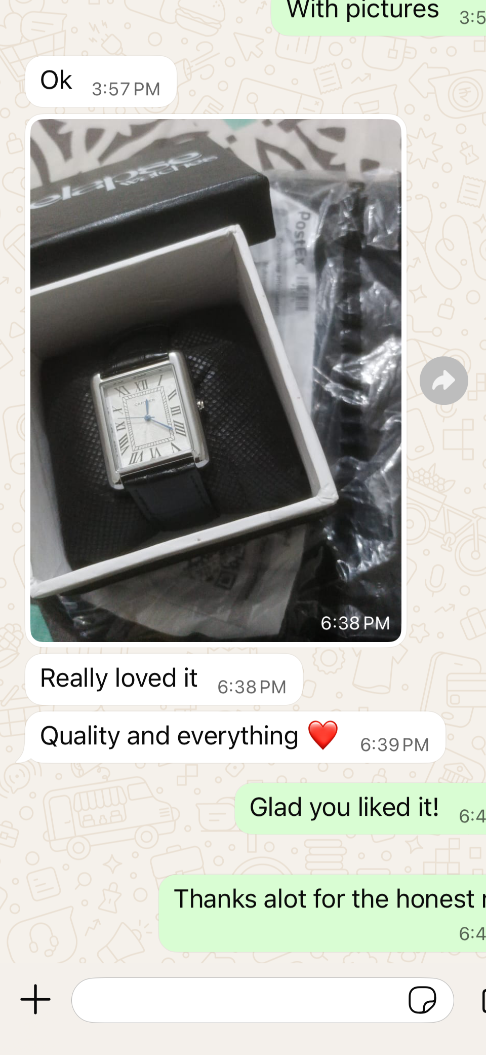 Customer review 1
